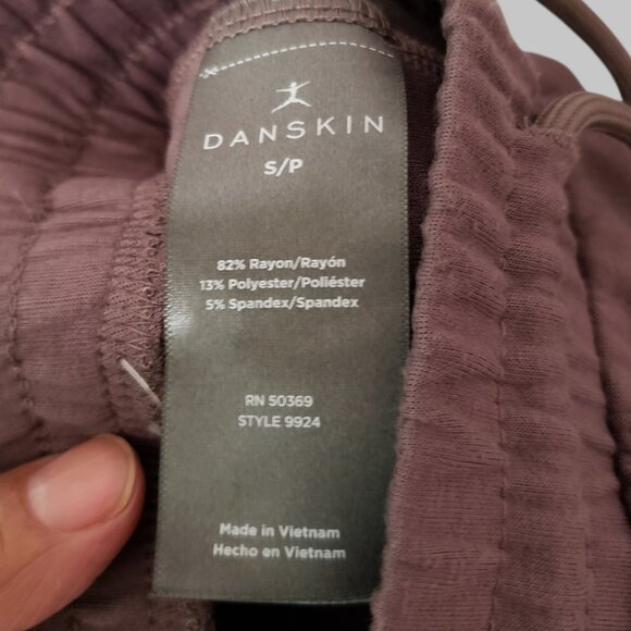 Danskin Womens Waist Stretchy Scuba Pants Plum Size Small - Picture 6 of 16